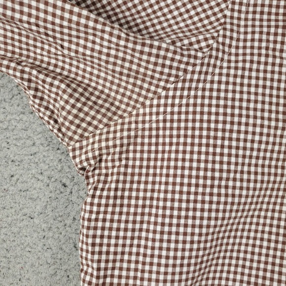 Ralph Lauren Shirt Mens Large Brown Check Pony Casual Button Up Long Sleeve * - Picture 4 of 9